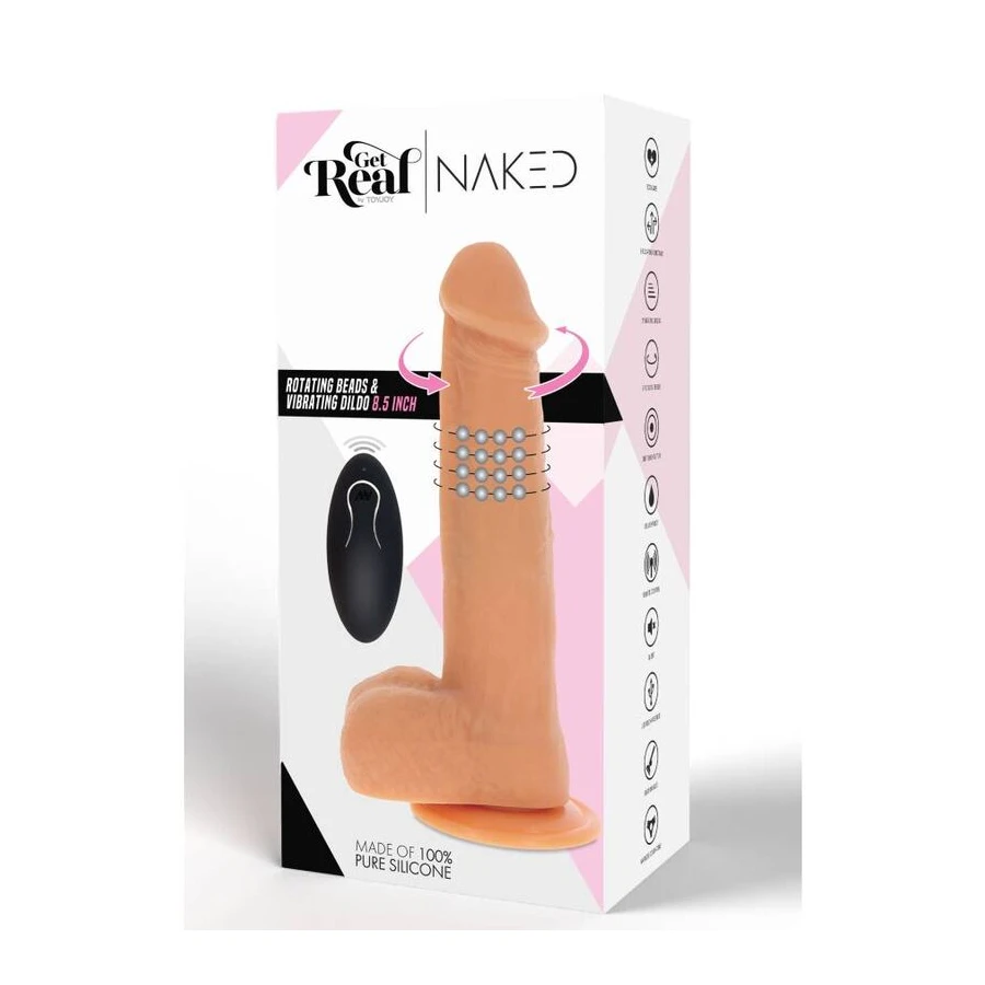 GET REAL - PEAU DE GODE VIBRANT  BILLES ROTATIVES
